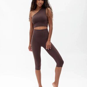 LEFT ON FRIDAY COLD BREW PEDAL PUSHER WOMEN'S LEGGINGS BRAND NEW SMALL